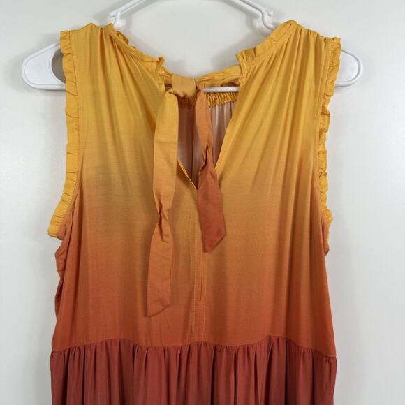 Matilda Jane New Enchanted Garden Waikiki Ombre Tiered Maxi Dress XS Bohemian - Picture 8 of 12